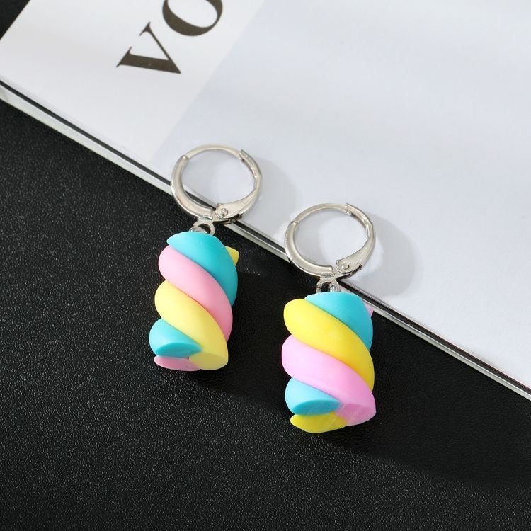 Boucles d'oreilles marshmallow