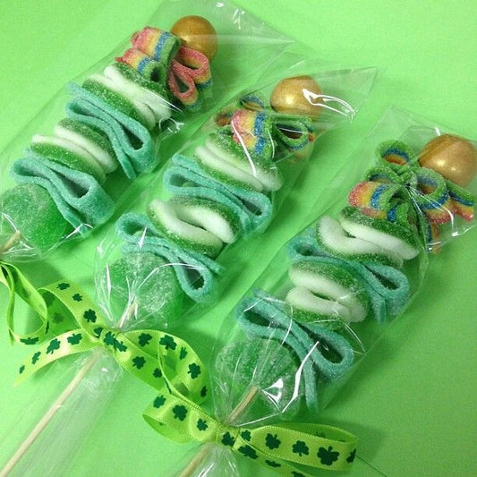 Brochette de bonbons - THEME VERT