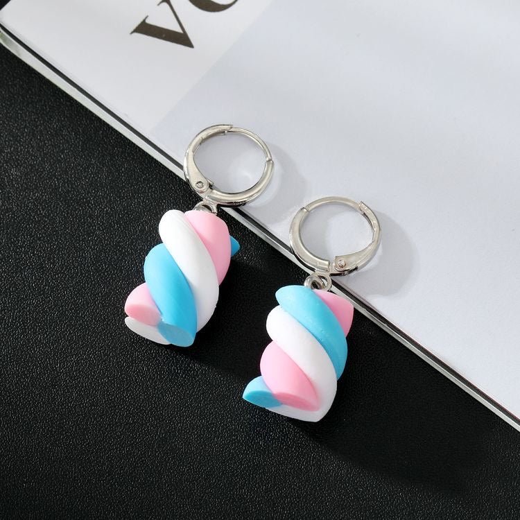 Boucles d'oreilles marshmallow