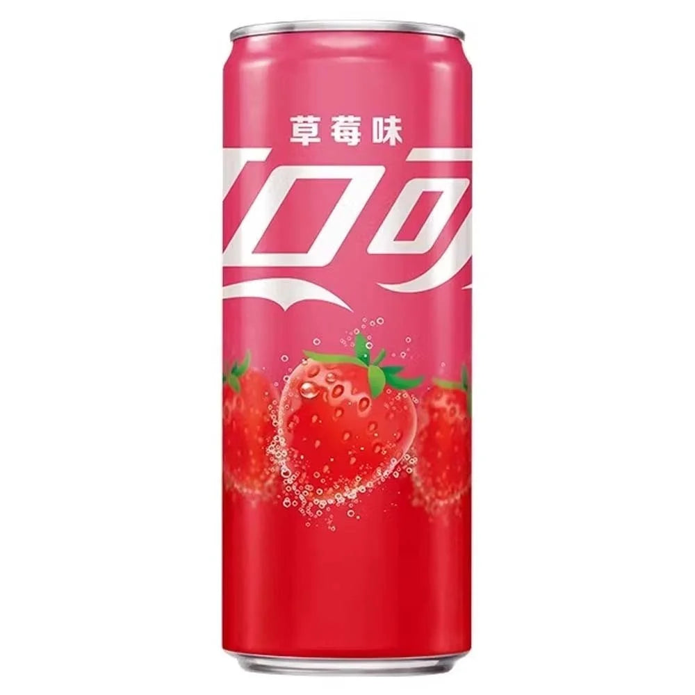 Coca-Cola Strawberry Cans China x1