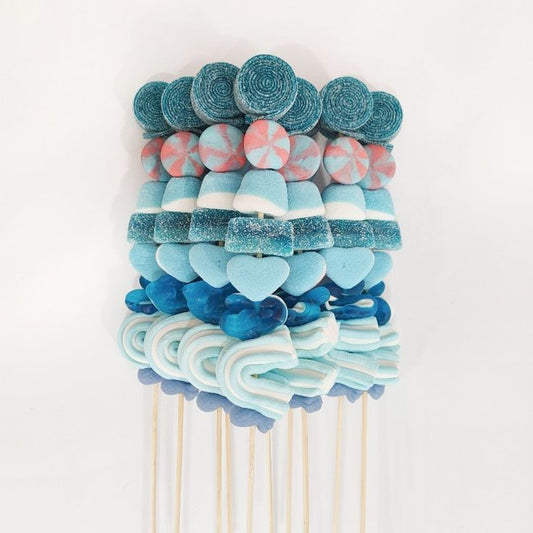 Brochette de bonbons - THEME BLEU