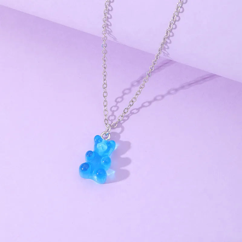 Collier ourson coloré pour enfants